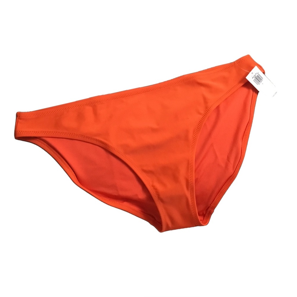 NWT Low Rise Bikini Bottoms Orange L
